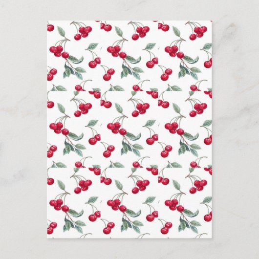 Carte Postale Cerises (Devant)