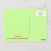 Carte postale Cerises (Dos)