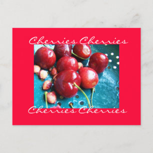 Carte postale Cerises