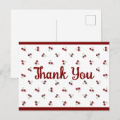 Carte postale Cerises (Devant / Derrière)