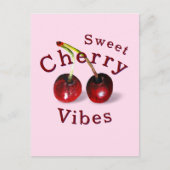 Carte postale Cerises (Devant)