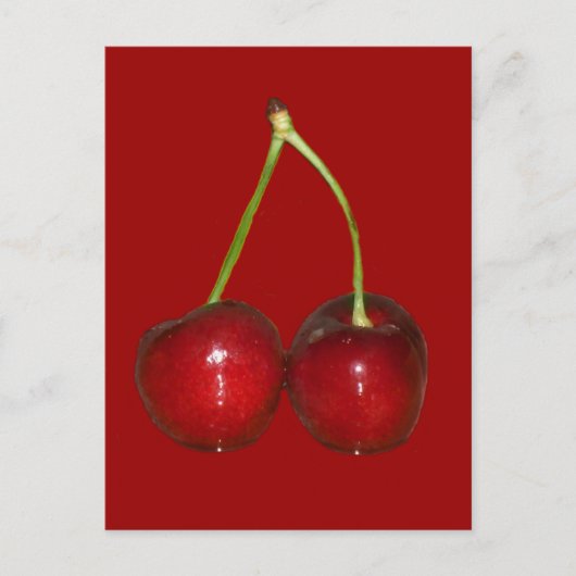 Carte Postale Cerises (Devant)