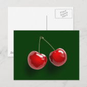 Carte Postale Cerises (Devant / Derrière)