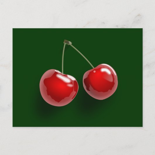 Carte Postale Cerises (Devant)