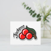 Carte postale Cerises Jackpot (léger) (Debout devant)