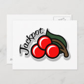 Carte postale Cerises Jackpot (léger) (Devant / Derrière)