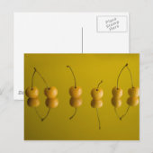 Carte Postale cerises jaunes_6 (Devant / Derrière)