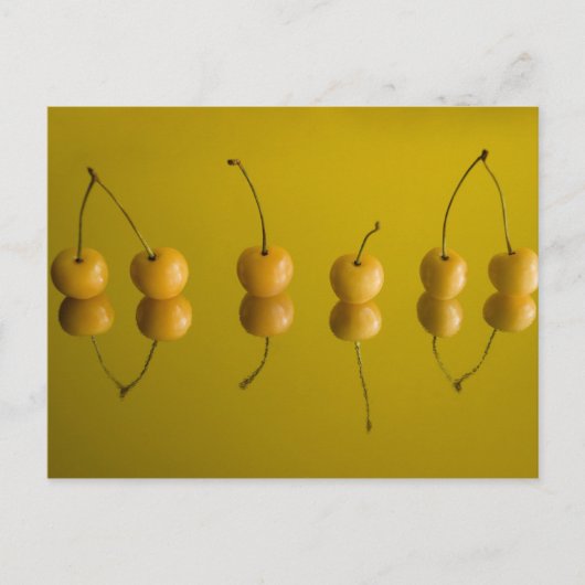 Carte Postale cerises jaunes_6 (Devant)