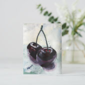 Carte postale - Cerises noires (Debout devant)