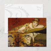 Carte Postale Cerises par Lawrence Alma-Tadema (Devant / Derrière)