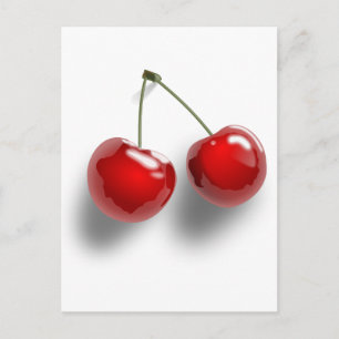 Carte Postale Cerises rouges