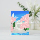 Carte Postale Cerisiers en fleurs à Washington DC (Debout devant)