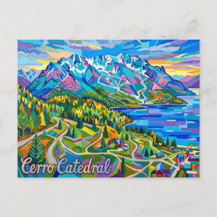 Carte Postale Cerro Catedral, San Carlos de Bariloche Argentine