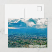 Carte Postale Cerro Pan de Azúcar, Medellín Colombie City View (Devant / Derrière)