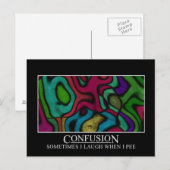 Carte Postale Certaines personnes sont très facilement confuses (Devant / Derrière)