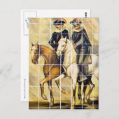 Carte Postale Certaines tuiles de Kansas City Plaza avec des che (Devant / Derrière)