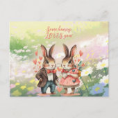 Carte Postale Certains Bunny Vous Aiment M. & Mme. (Devant)