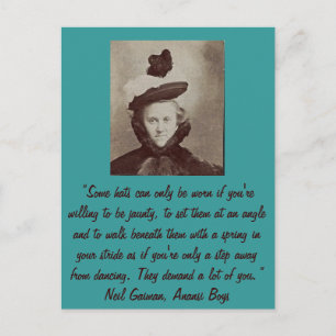 Carte Postale Certains casquettes ne peuvent être portés que si 