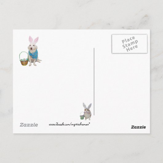 Carte Postale Certains lapins vous aiment ! (Dos)