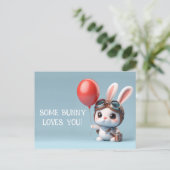 Carte Postale Certains Lapins Vous Aiment Mignonne Journée Valen (Debout devant)