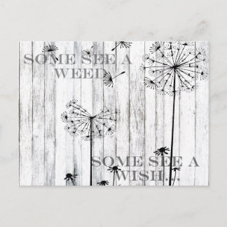 Carte Postale Certains Voient Une Mauvaise Herbe