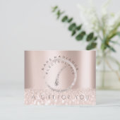 Carte Postale Certificat cadeau Electrolyse Enlèvement des cheve (Debout devant)