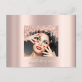 Carte Postale Certificat cadeau Gold Dridays Confetti Rose (Devant)