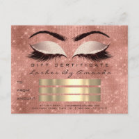 Certificat cadeau Microblading Cosmetologist Lashe