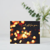 Carte Postale Certificat cadeau Vacances (Debout devant)