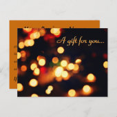 Carte Postale Certificat cadeau Vacances (Devant / Derrière)