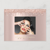 Carte Postale Certificat cadeau Vacances Beauté Rose Parties sci (Devant)