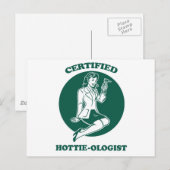 Carte Postale Certifié Hottie-ologue (Devant / Derrière)