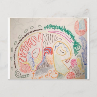 Carte Postale Cerveau
