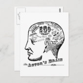 Carte postale Cerveau de l'acteur (Devant / Derrière)