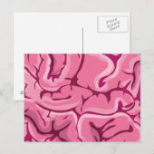 Carte Postale Cerveau de zombie (Devant / Derrière)