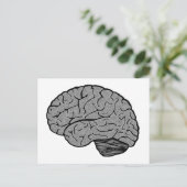 Carte postale Cerveau Stylisée (Debout devant)