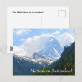 Carte Postale Cervin en Suisse (Devant / Derrière)