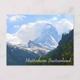 Carte Postale Cervin en Suisse