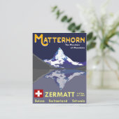 Carte Postale Cervin, Zermatt, Suisse, (Debout devant)