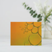 Carte Postale ces bulles orange (Debout devant)