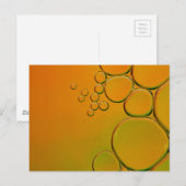 Carte Postale ces bulles orange (Devant / Derrière)