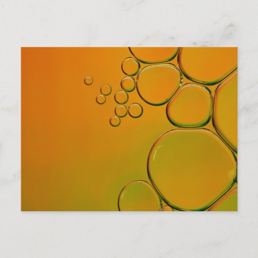 Carte Postale ces bulles orange (Devant)