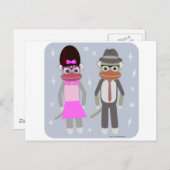 Carte Postale Ces Singes De Choc Qui Swingent (Devant / Derrière)