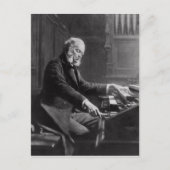Carte Postale Cesar Franck à la console de l'orgue (Devant)