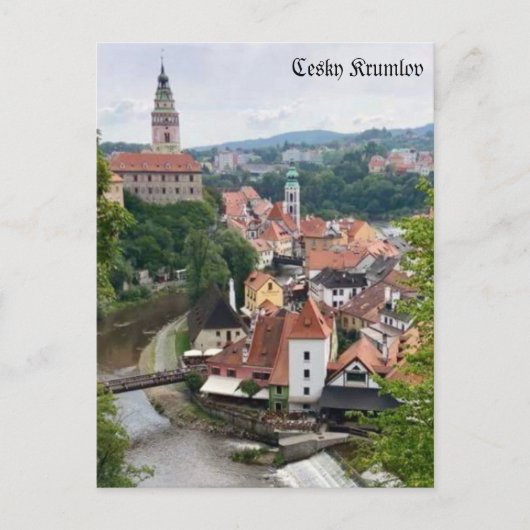 Carte Postale Cesky Krumlov (Devant)