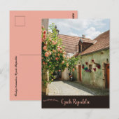 Carte Postale Cesky Krumlov République tchèque (Devant / Derrière)