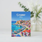 Carte Postale Çeşme Turquie (Debout devant)