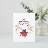 Carte Postale Cesser de fumer, s'il vous plaît campagne (Debout devant)