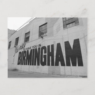 Carte Postale C'est bien de vous avoir dans Birmingham Postcard