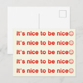 Carte Postale C'est bien d'être jolie vu (Devant / Derrière)